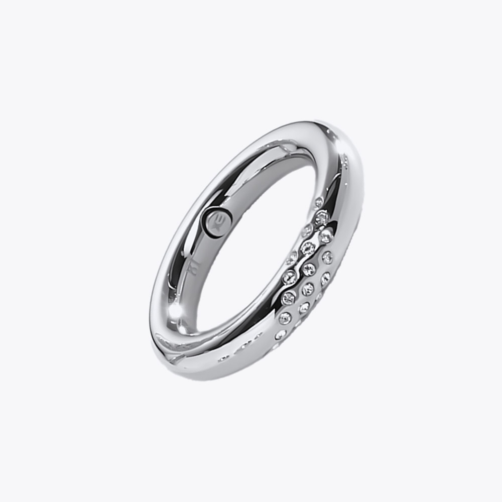 Obli prsten sa Swarovski kristalima 17