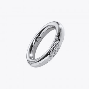 Obli prsten sa Swarovski kristalima 17