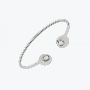 Narukvica sa dva Swarovski kristala i magnetima  s-m