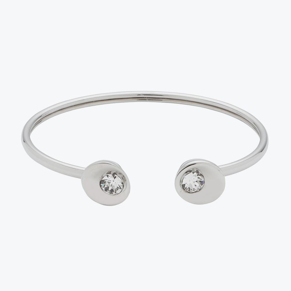 Narukvica sa dva Swarovski kristala i magnetima  s-m