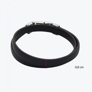 Dečija crna dupla narukvica