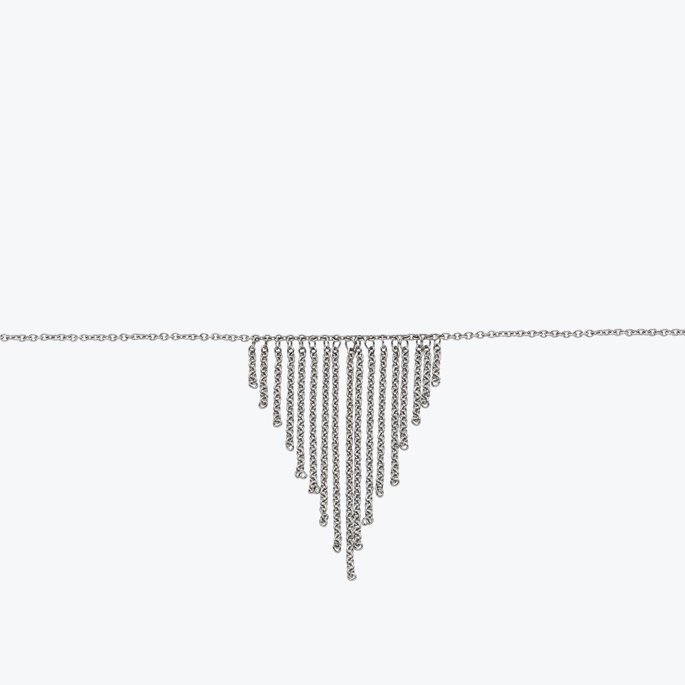 Fina ogrlica sa visećim privescima S-L