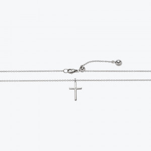 Ogrlica sa priveskom krstić sa agnetima  S-L