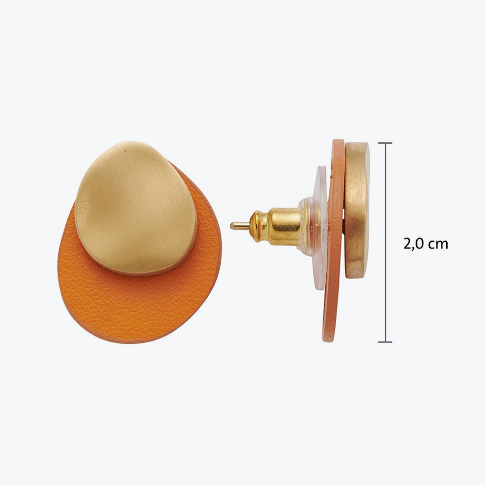 Dvodelne minđuše u jarkim bojama