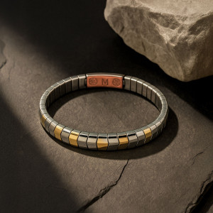 Flex narukvica u ševronu i dizajn od dva tona M