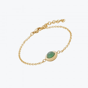 Narukvica u boji zlata  sa  aventurinom s-l