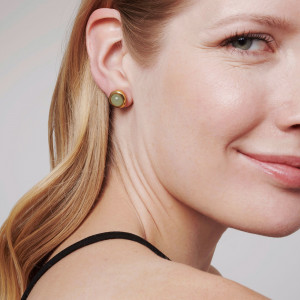 Naušnice sa magnetima i poludragim kamenom