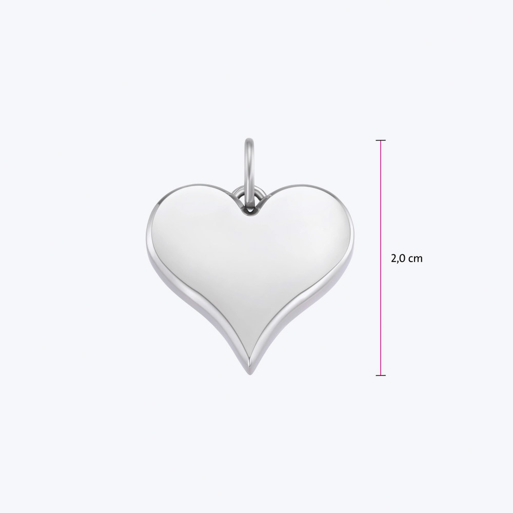 Nežni privezak u obliku srca sa magnetima