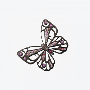 Ekstarvagantni privezak leptir sa magnetima i vrpcom