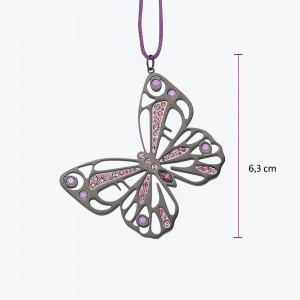 Ekstarvagantni privezak leptir sa magnetima i vrpcom