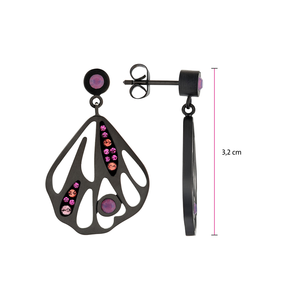 Naušnice krilo leptira sa magnetima