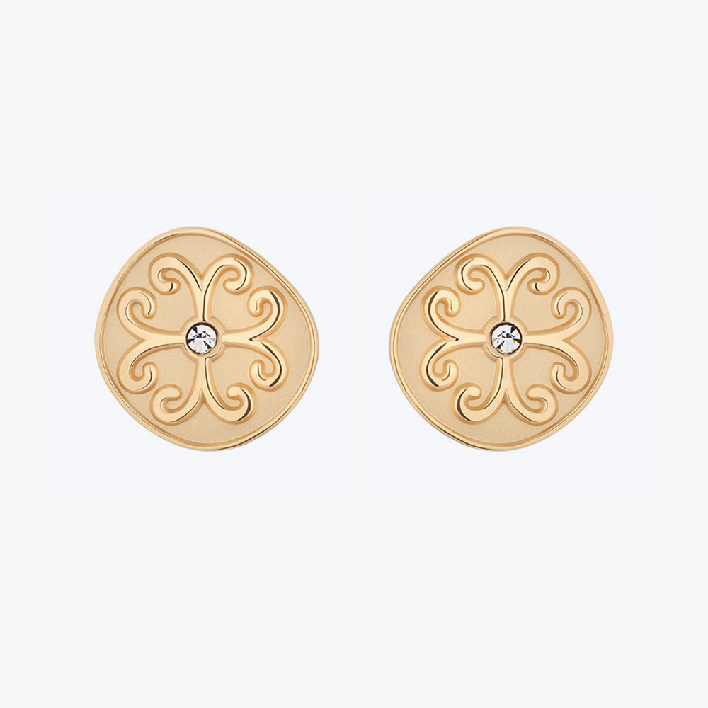 ženski trodelni set - minđuše, privezak, lančić M