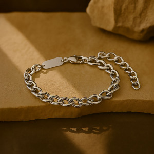 Elegantna narukvica od nerđajućeg čelika  s-xl