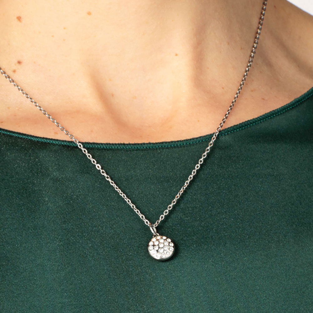 Fina ogrlica sa kristalnim priveskom s-xl