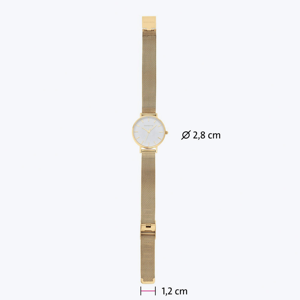 Ručni sat sa magnetima SOLID zlatne boje