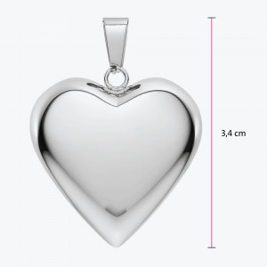 Pun privezak u obliku srca sa magnetima