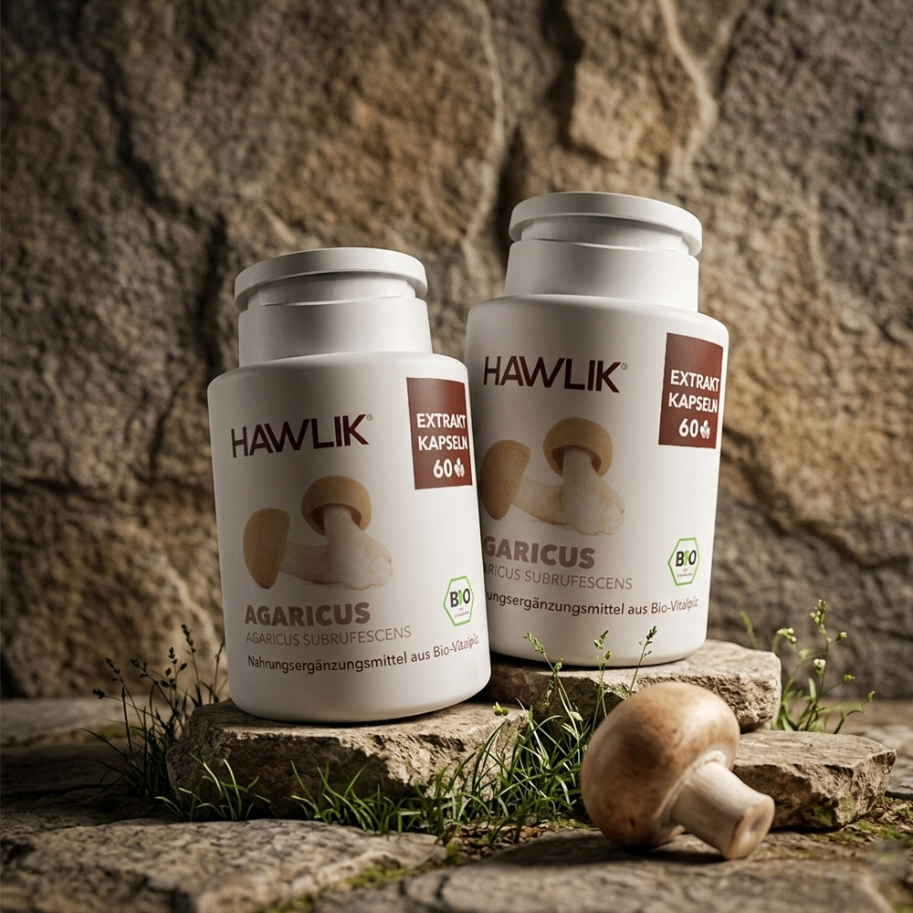SET 1+1 Organic Agaricus ekstrakt kapsule