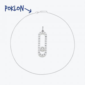 Elegantni privezak grafičkog dizajna