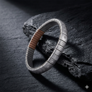 Fleksibilna  ženska narukvica sa kristalima M