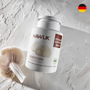 HAWLIK Organic Hericium ekstrat 60 kapsula - Lavlja griva