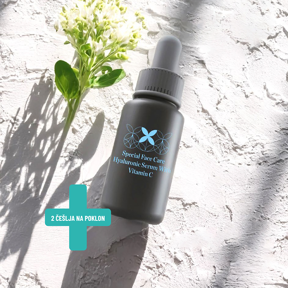 Hijaluronski serum sa vitaminom C 30ml 1+1 gratis