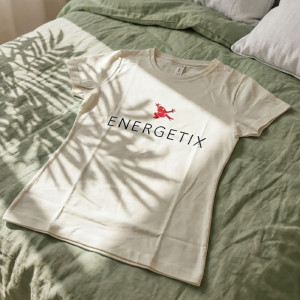 Ženska pamučna  bela majica sa logom M/L
