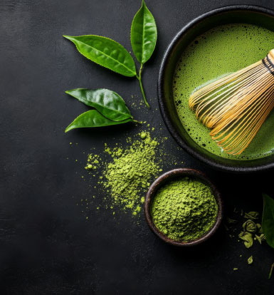 Match-a, japanski superhranjivi čaj bogat antioksidansima, vitaminima i mineralima, koji poboljšava energiju, koncentraciju i imunitet.