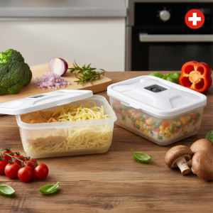 Kutija za vakuumiranje bela 600 ml (2 komada)