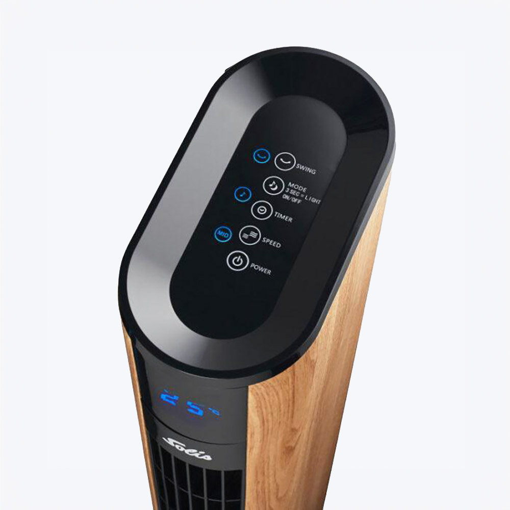 Stubni ventilator u boji drveta